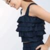 Rae Frills Top (Dark Blue)